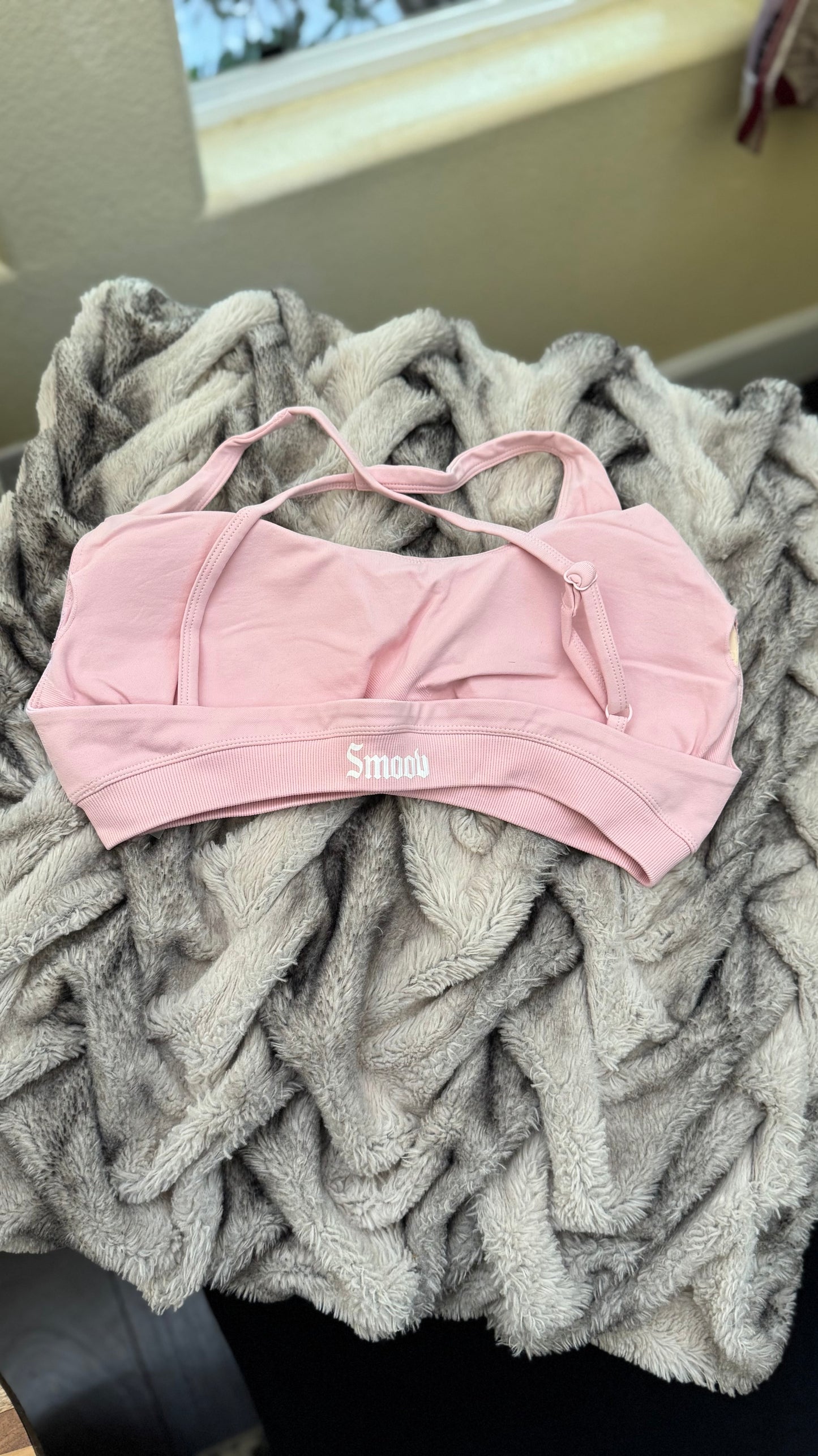Smoovetrical sports bra
