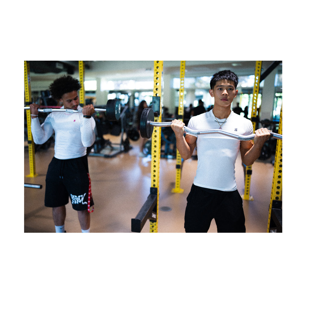 Short sleeve compression T